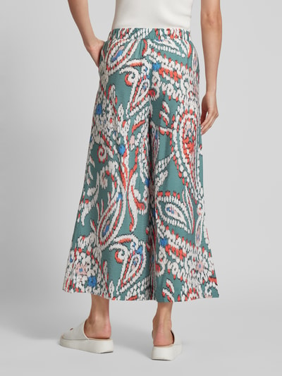 s.Oliver RED LABEL Regular Fit Culotte mit Paisley-Muster Bottle 5