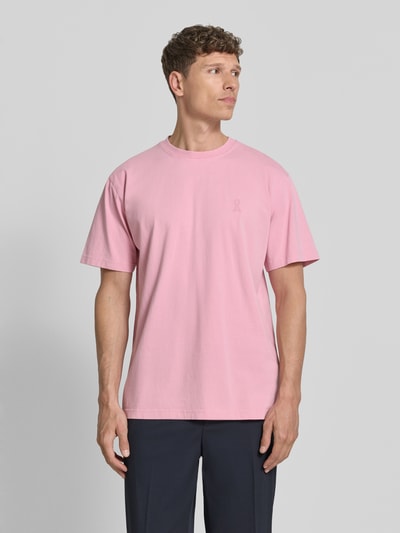 ARMEDANGELS Relaxed Fit T-Shirt aus reiner Bio-Baumwolle Modell 'ICONIC MAARKOS GD' Altrosa 4