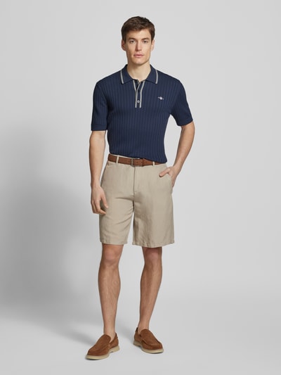 Gant Slim Fit Poloshirt mit Label-Stitching Marine 1