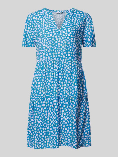 Only Mini-jurk van viscose met bloemenmotief, model 'ZALLY LIFE' Bleu - 2