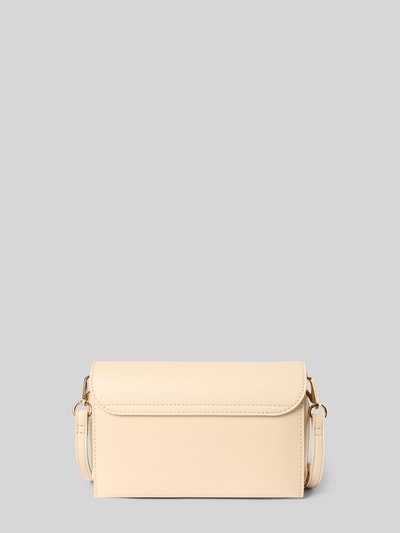 VALENTINO BAGS Handtas met labelapplicatie, model 'EMBER' Ecru - 3