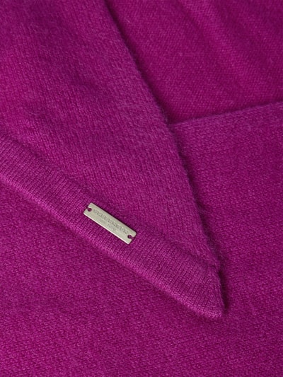 Seeberger Schal aus reinem Kaschmir mit Label-Detail Violett 2