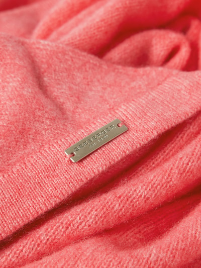 Seeberger Schal aus reinem Kaschmir mit Label-Detail Pink 2