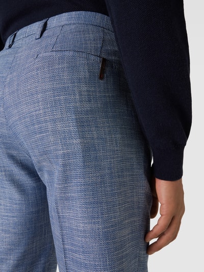 Cinque Pantalon met persplooien, model 'Bravo' Blauw - 3