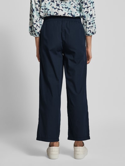 Tom Tailor Regular fit broek in effen design Marineblauw - 5