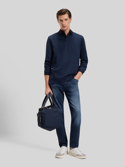 BOSS Regular Fit Jeans aus Baumwoll-Mix Modell 'RE.MAINE' Dunkelblau 1