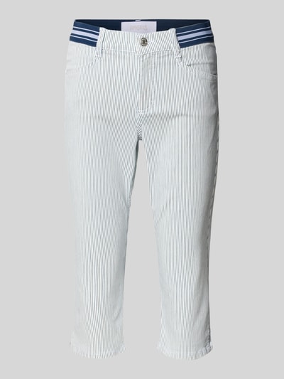 Angels Jeansy capri z elastycznym pasem model ‘Ana’ Jasnoniebieski 2