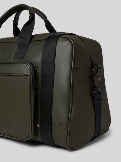 Tommy Hilfiger Weekendtas in leerlook Donkergroen - 3