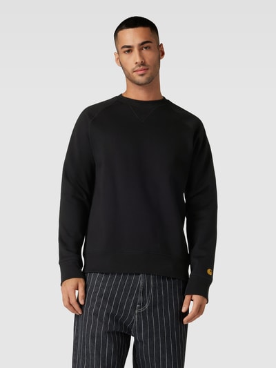 Carhartt Work In Progress Sweatshirt mit gerippten Abschlüssen Black 4