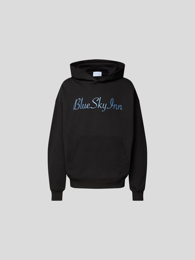 Blue Sky Inn Hoodie mit Label-Stitching Black 2