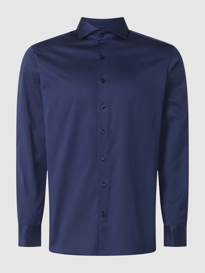 Eterna Slim fit zakelijk overhemd van premium kwaliteit Marineblauw - 2