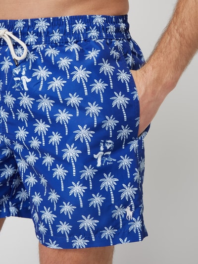 Polo Ralph Lauren Zwemshorts met palmbomenmotief Koningsblauw - 5