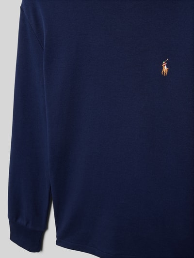 Polo Ralph Lauren Teens Bluzka z długim rękawem z wyhaftowanym logo Granatowy 2