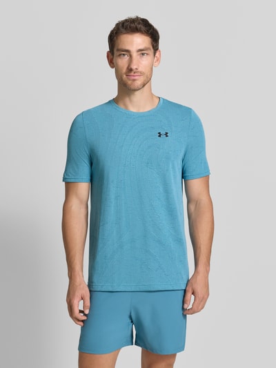 Under Armour Functioneel shirt met logo model 'Vanish Seamless Novelty' Hemelsblauw - 4