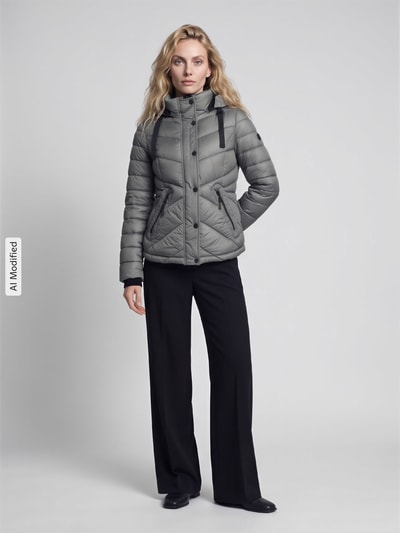 Gil Bret Regular Fit Steppjacke mit abnehmbarer Kapuze Petrol 1