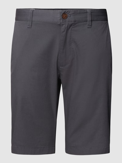 s.Oliver RED LABEL Korte chino met trensje met knoop Antraciet - 2