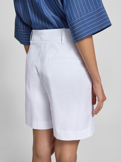 Marc O'Polo Slim Fit Shorts aus Twill  Weiss 3