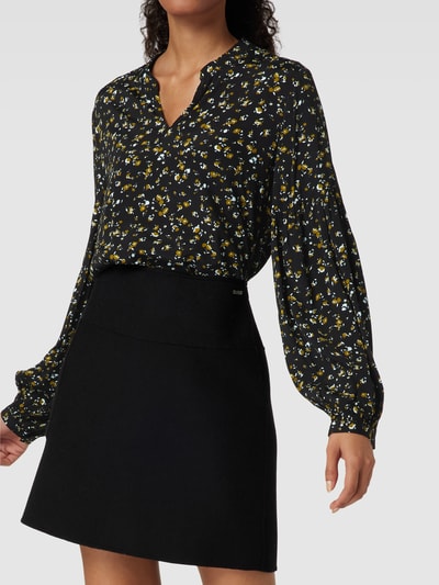 MSCH Copenhagen Blouseshirt met bloemenmotief, model 'Bellaris' Zwart - 3