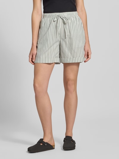 Pieces Regular fit korte broek van puur katoen, model 'TAELYN‘ Offwhite - 4