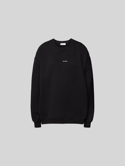 OH APRIL Oversized Sweatshirt mit Label-Detail Black 2