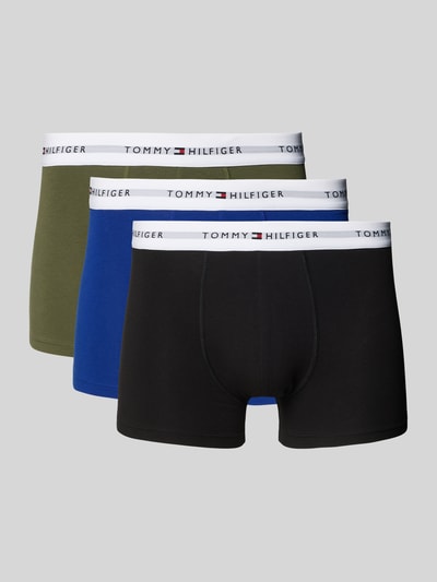 Tommy Hilfiger Trunks aus Baumwoll-Mix im 3er-Pack Bleu 1