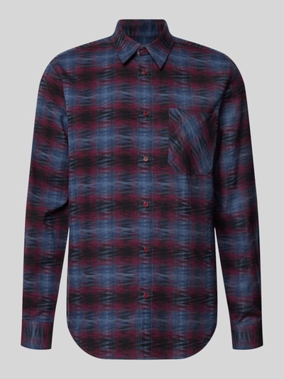 Armedangels Relaxed Fit Freizeithemden aus Bio-Baumwoll-Leinen-Mix  Modell 'FAALIN' Bordeaux 2