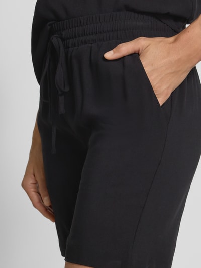 Soyaconcept Shorts aus Viskose mit elastischem Bund Modell 'RADIA' Black 3
