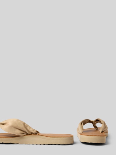 Tommy Hilfiger Teenslippers met labeldetail, model 'ELEVATED' Beige - 2