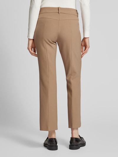 Cambio Regular Fit Stoffhose mit verkürztem Schnitt Modell 'FARAH' Camel 5