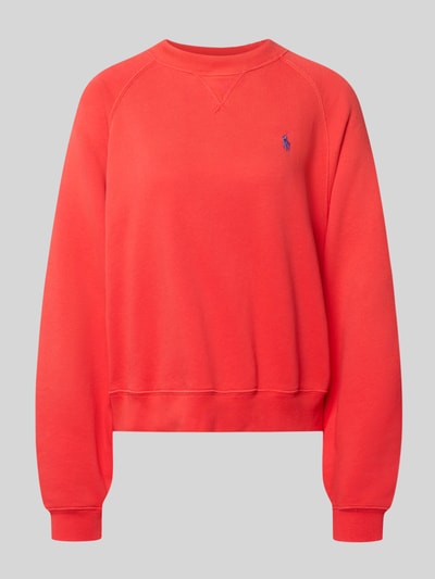 Polo Ralph Lauren Regular Fit Sweatshirt aus Baumwoll-Mix Rot 2