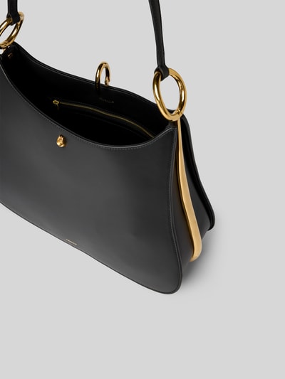 Rabanne Hand Bag mit Logo-Prägung Black 5