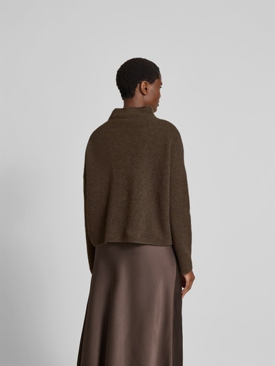 Filippa K Pullover mit Stehkragen Hellbraun 5