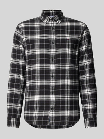 Tommy Jeans Regular fit flanellen overhemd van puur katoen Zwart - 2