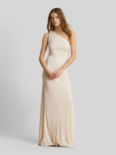 Lauren Ralph Lauren Nauwsluitende avondjurk met one-shoulderhals Beige - 4