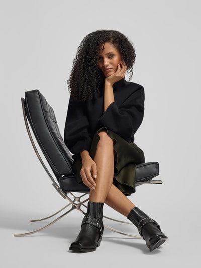 Iro Stiefeletten mit strukturierter Sohle Black 1