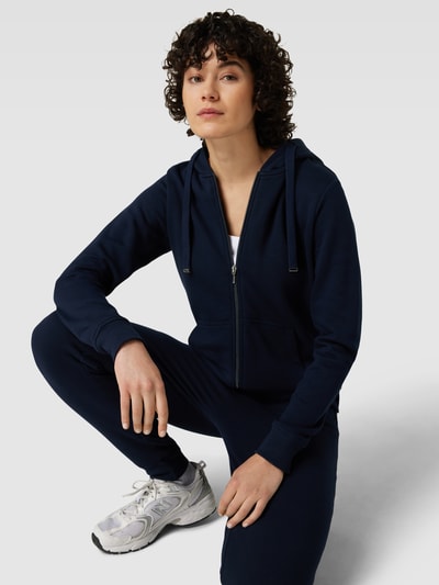 Montego Sweatjacke mit gerippten Abschlüssen Dunkelblau 3