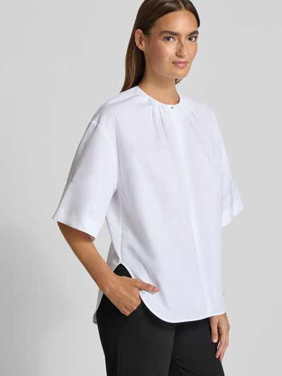 BOSS regular fit blouse van puur katoen model 'BANORENA' Wit - 3