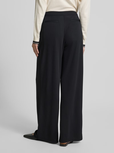 Lauren Ralph Lauren Wide Leg Bundfaltenhose mit Eingrifftaschen Modell 'CHABRELL' Black 5