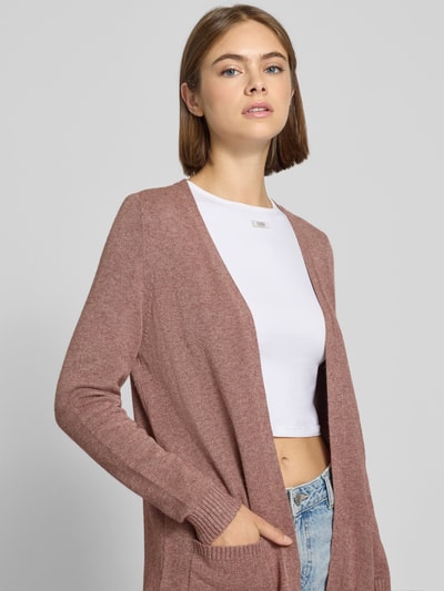 Only Regular Fit Cardigan aus Viskose-Mix Modell 'LESLY' Mauve 3
