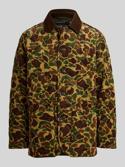 Polo Ralph Lauren Regular Fit Bomberjacke aus reiner Baumwolle Gruen 2