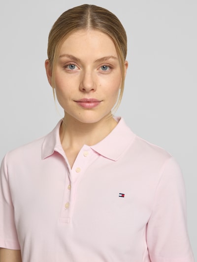 Tommy Hilfiger regular fit poloshirts van katoenmix Roze - 3