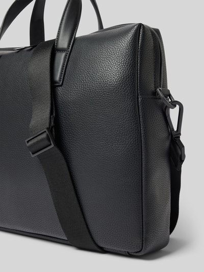 CK Calvin Klein Laptoptas met labelapplicatie, model 'CK MUST' Zwart - 3