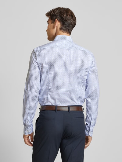 BOSS Slim fit zakelijk overhemd met kentkraag, model 'Hank' Bleu - 5