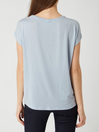 Vero Moda Shirt met kapmouwen, model 'Ava' Lichtblauw - 5