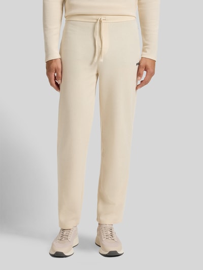 BOSS Regular Fit Sweatpants aus Baumwoll-Mix Offwhite 4