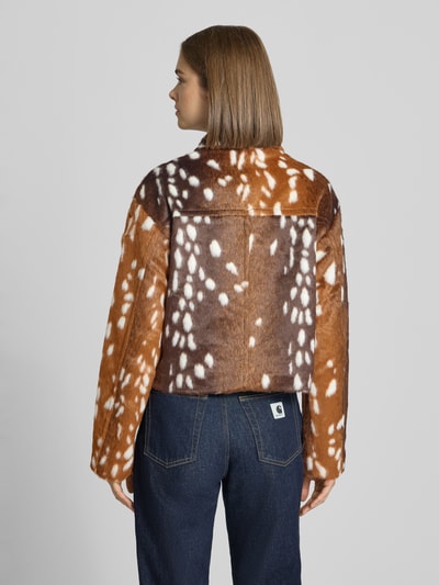 NOISY MAY® Jacke mit Eingrifftaschen Modell 'COLE' Hellbraun Melange 5