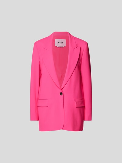 MSGM Blazer mit Reverskragen Fuchsia 2