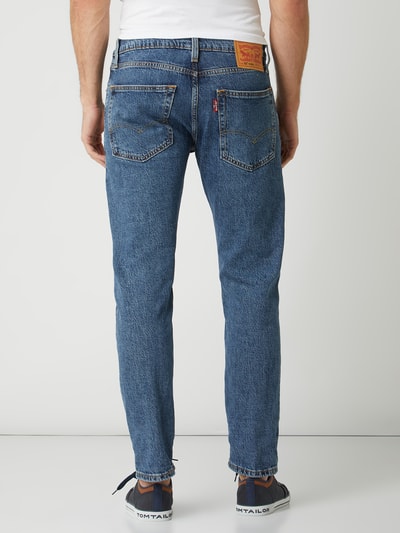 Levi's® Tapered fit jeans met lyocell, model '502' Jeansblauw - 5