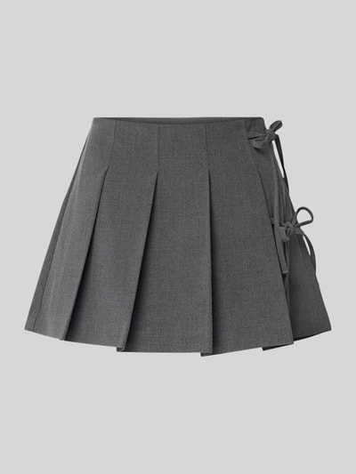 Only Uitlopende skort met viscose, model 'MELANIE' Antraciet gemêleerd - 2