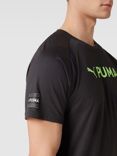 PUMA PERFORMANCE T-shirt z nadrukiem z logo model ‘ULTRABREATHE’ Czarny 3